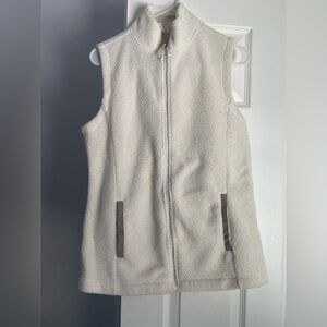 Balance Collection Off-White Fleece Vest